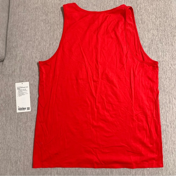 Lululemon Mens Fundamental Tank Lulu Red XL - Picture 2 of 4